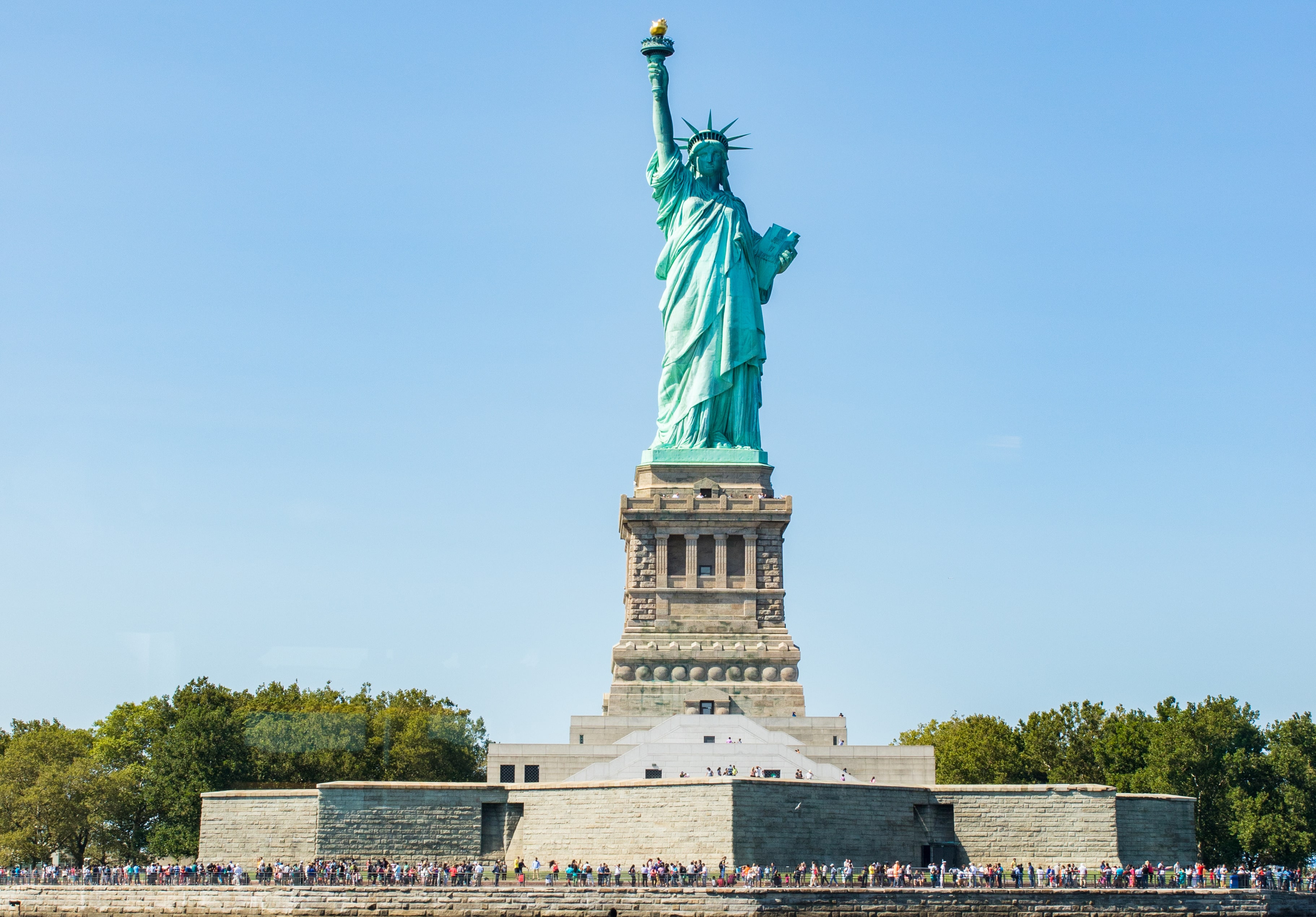 Statue of Liberty on Liberty Island, New York