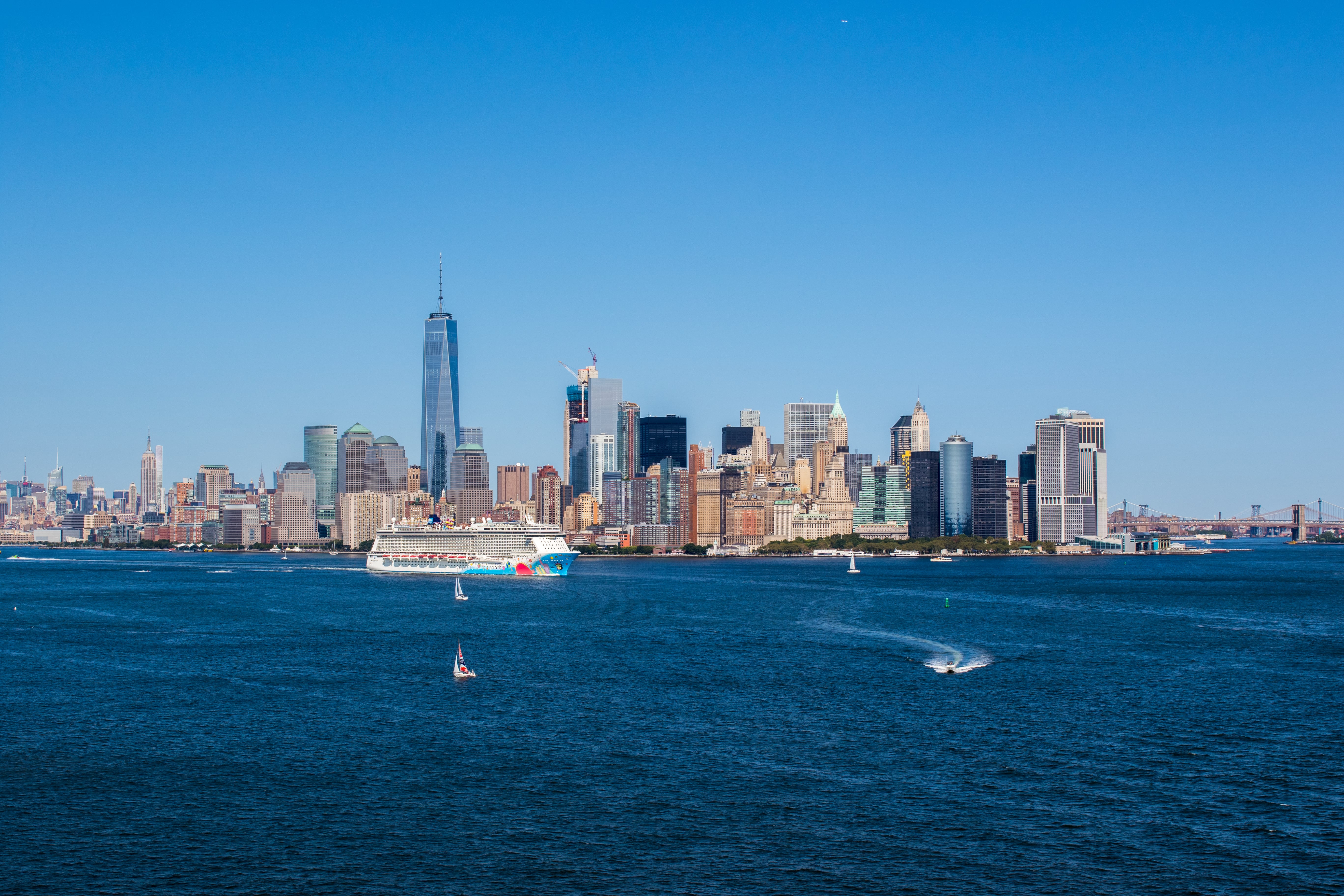 New York City skyline across the Hudson River, New York
